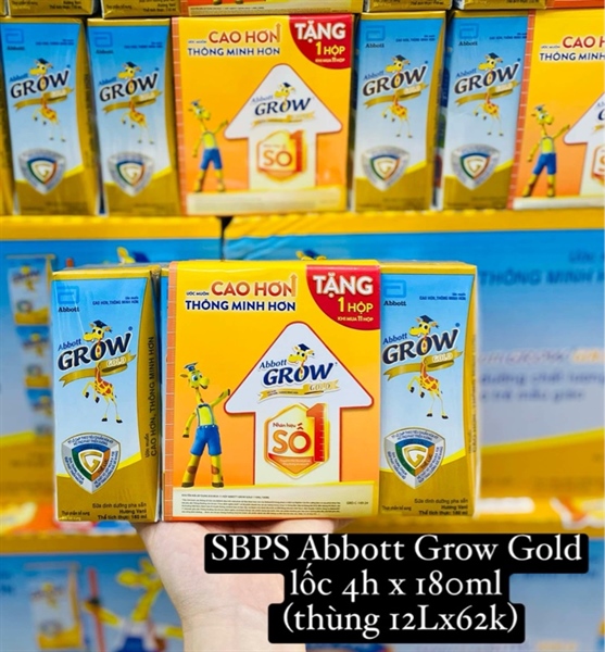 Sữa Abbott Grow Gold 4h x 180ml 1y+