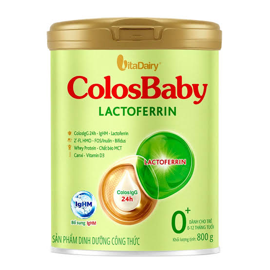 Sữa Colosbaby Lactoferrin 0+ 800g