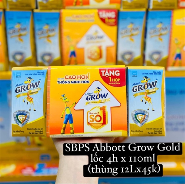 Sữa Abbott Grow Gold 4h x 110ml 1y+