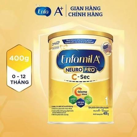 Sữa Enfamil A+ Neuro Pro C-Sec số 1 400g (0-12m)