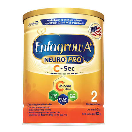 Sữa Enfamil A+ Neuro Pro C-Sec số số 2 800g (1-3tuổi)