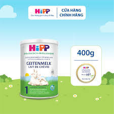 Sữa Hipp dê Organic số 1 400g