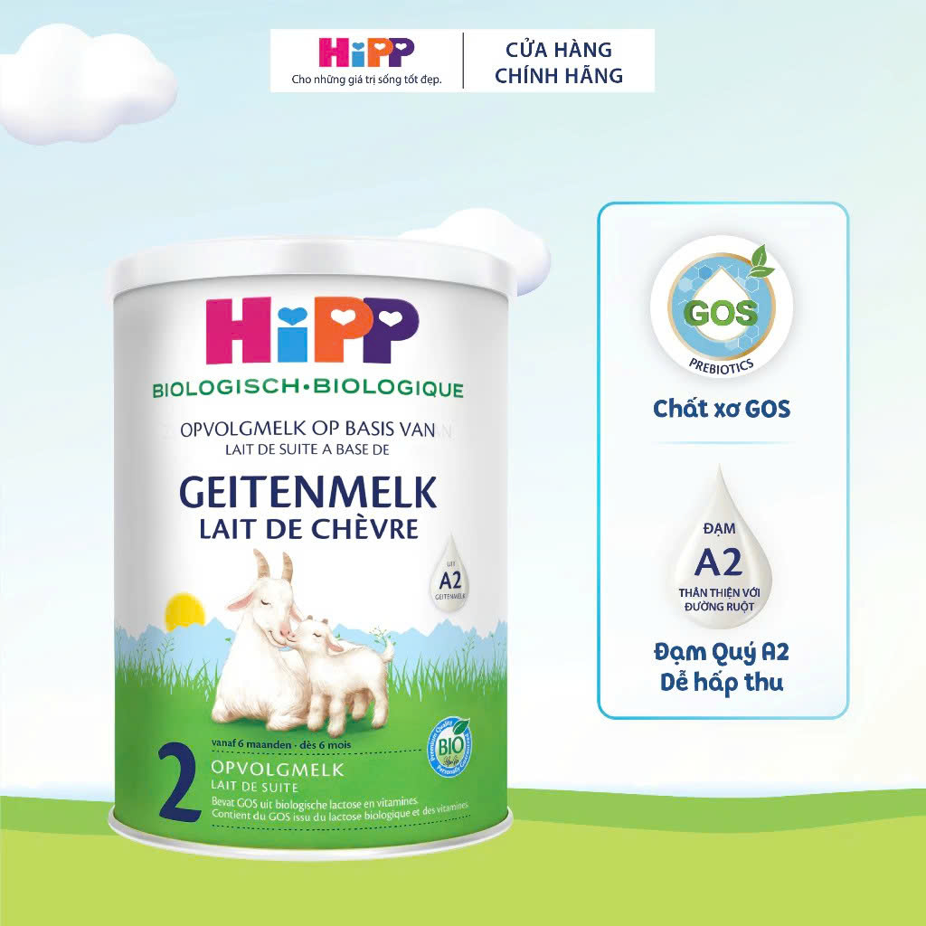 Sữa Hipp dê Organic số 2 400g