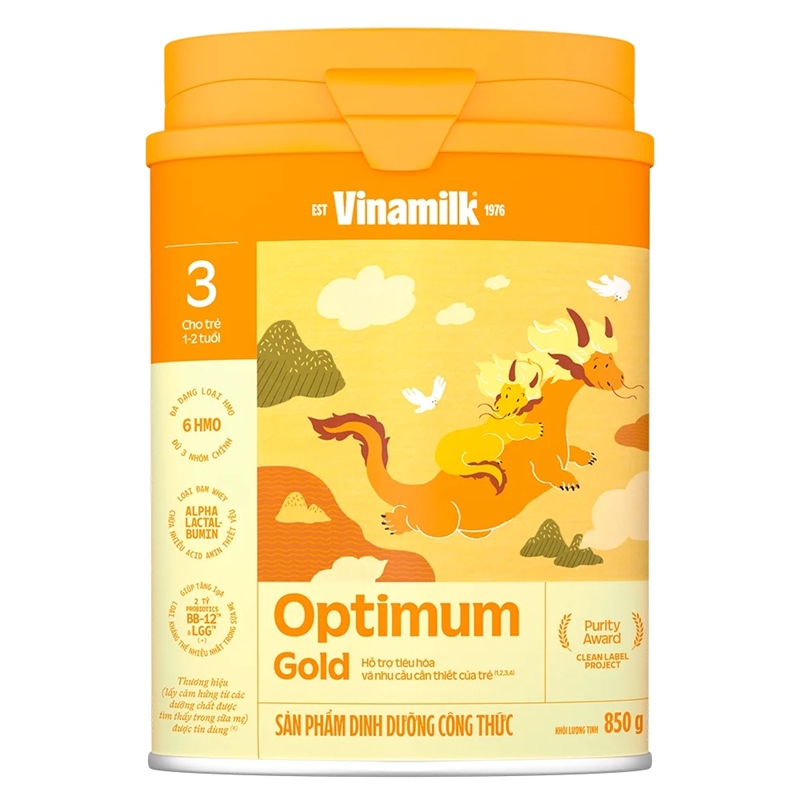 Sữa Optimum Gold số 3 850g (1-2 tuổi)