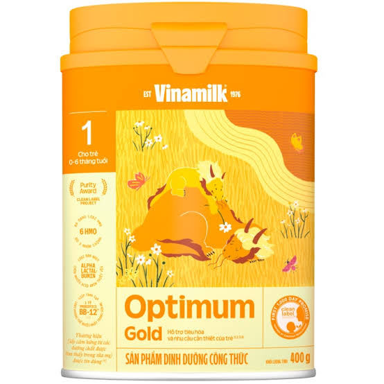 Sữa Optimum Gold 1 400g