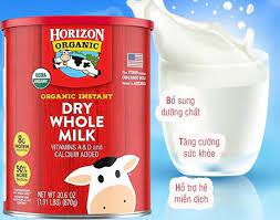 Sữa tươi hữu cơ nguyên kem Horizon Organic 870g