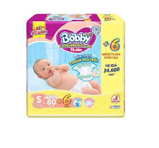 Tã dán Bobby size S (80+6m)