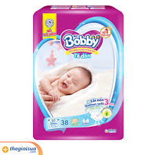 Tã dán Bobby size Sơ Sinh 38m
