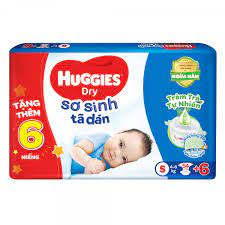 Tã dán Huggie Dry size S 54+6m