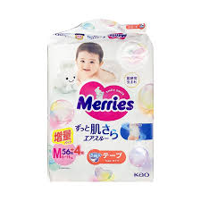 Tả dán NĐ Merries Size M (56+4 miếng)
