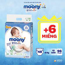 Tã dán Moony Blue size Newborn 82