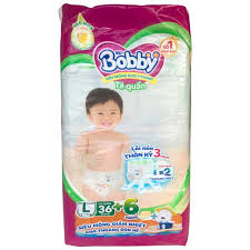 Tã quần Bobby size L (36+4m)