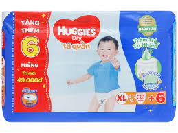 Tã quần Huggies size XL 32m