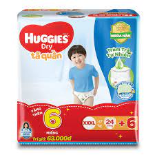 Tã quần Huggies size XXXL 24+6m
