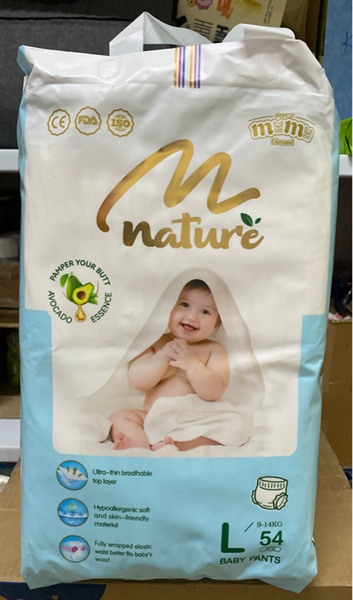 Tã quần Momo Nature size L (54m)