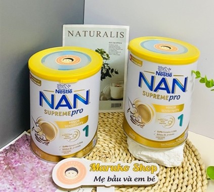 Sữa NAN Thuỵ Sỹ Supreme Pro số 1 800g (0-12m)