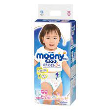 Tã quần Moony size XL 38m (Girl)