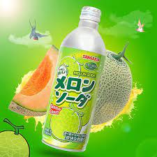 Soda dưa lưới Sangaria Nhật Bản chai 500g