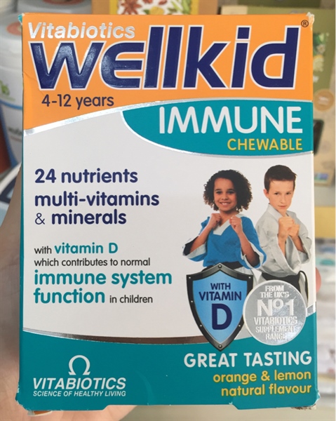 Kẹo Vitamin tổng hợp Wellkid 30v