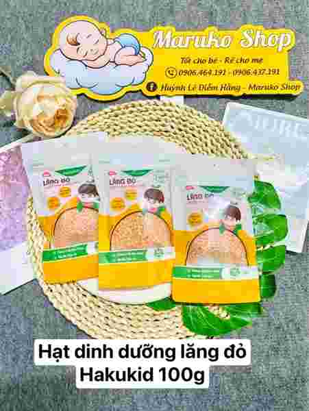 Hạt dinh dưỡng Lăng đỏ Hakukid 100g