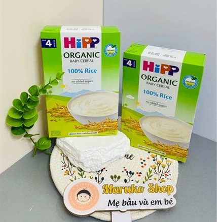 Bột ăn dặm Hipp vị gạo nhũ nhi 200g