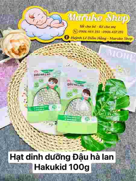 Hạt dinh dưỡng Đậu hà lan Hakukid 100g