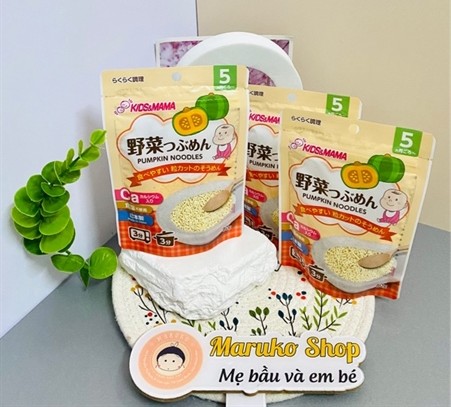 Mì somen Kids&Mama vị Bí đỏ 80g 5M+
