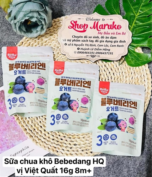 Sữa chua khô Bebedang HQ vị Việt Quốc 8m+