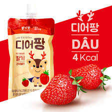 Nước thạch gạc hươu Deer Pang vị Dâu
