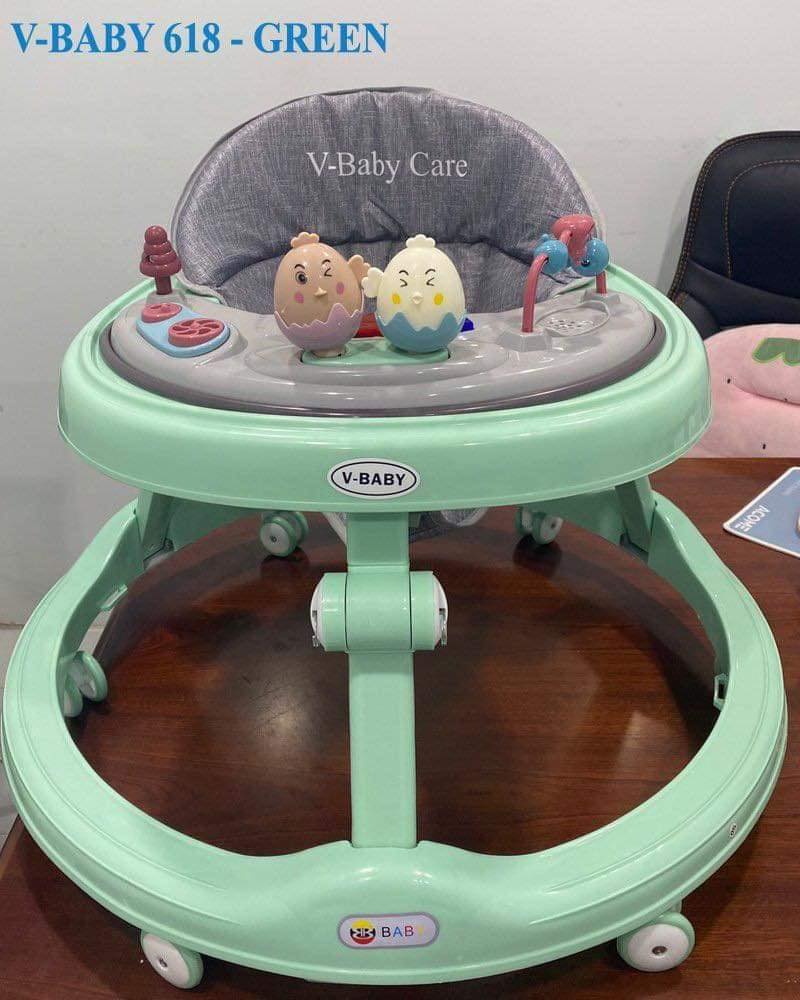 Xe tròn tập đi V-BABY 618 có nhạc