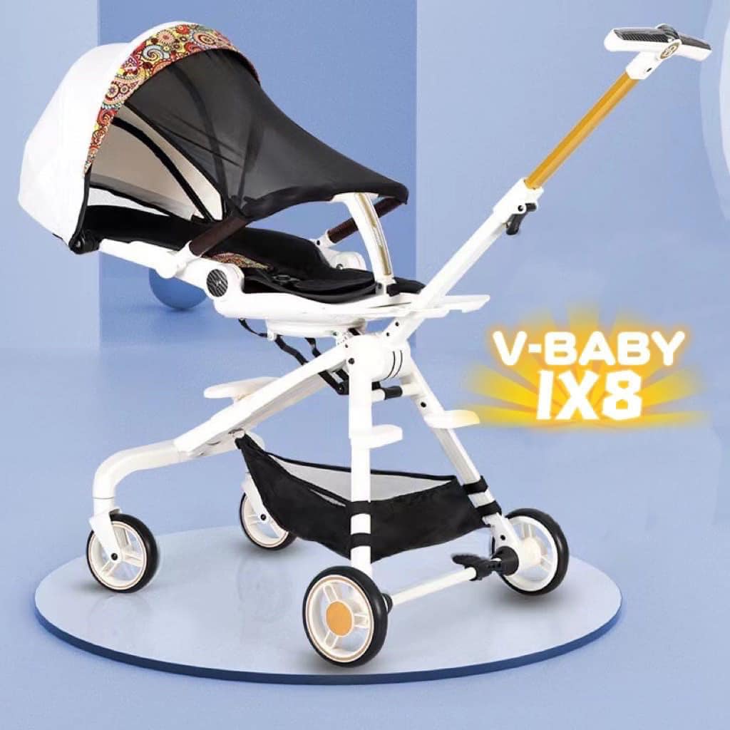 Xe đẩy 2 chiều gấp gọn cao cấp V-BABY IX8