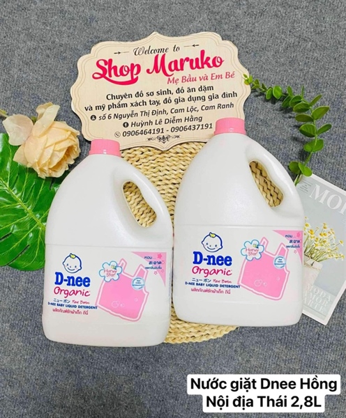 Giặt xả Dnee Hồng NK Đại Thịnh 3L