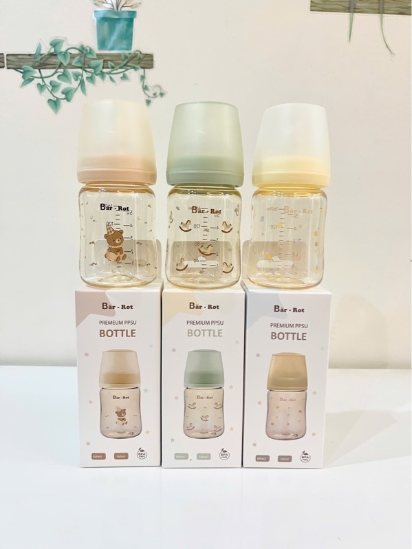 Bình sữa Barrot hoạ tiết 160ml