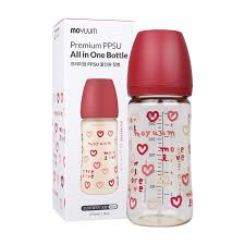 Bình sữa Moyuum tim đỏ 270ml