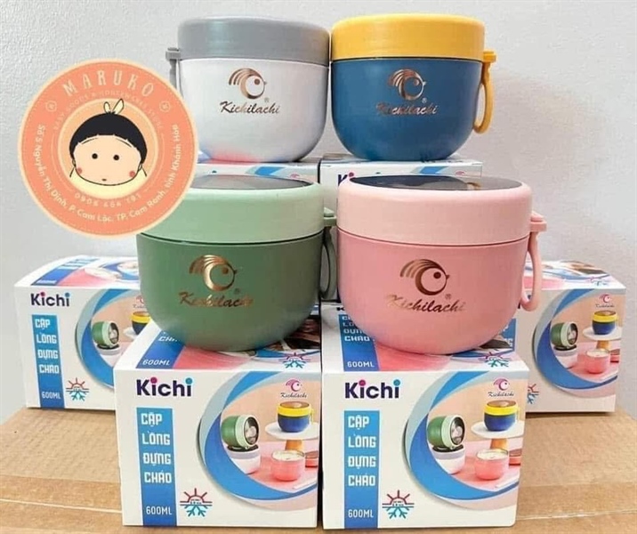 Bình ủ cháo Kichi 600ml