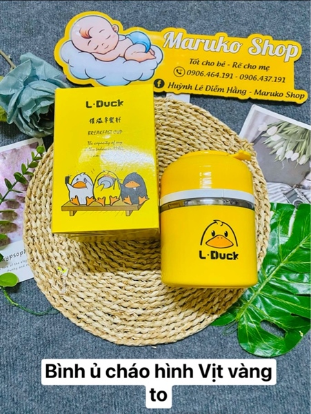 Bình ủ cháo hình Vịt vàng