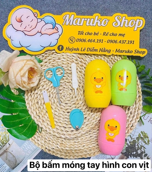 Bộ bấm móng tay hình Vịt