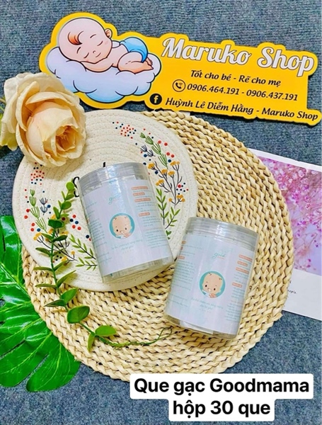 Gạc rơ lưỡi khô Goodmama (30 que)