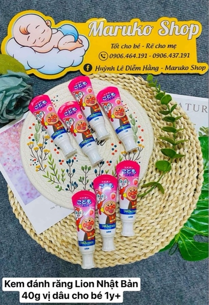 Kem Lion Nhật Bản vị Dâu 1y+ (nuốc được)