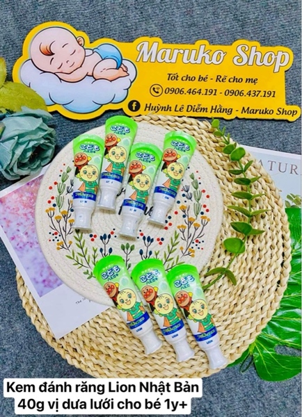 Kem Lion Nhật Bản vị Dưa lưới 1y+ (nuốc được)