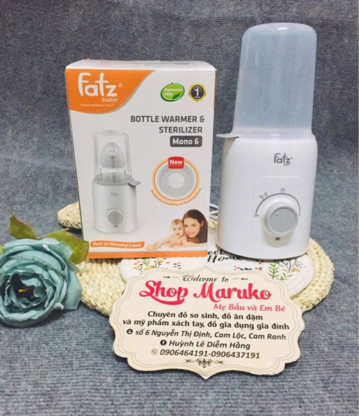 Máy hâm sữa và tiệt trùng fatz Mono 6