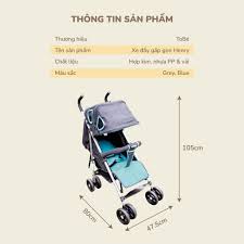 Xe đẩy gấp gọn Tobe 8115