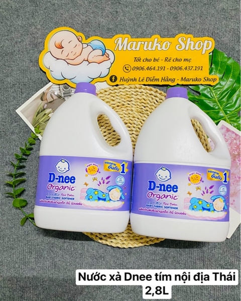 Nước xả Dnee Tím nội địa Thái 2,8L