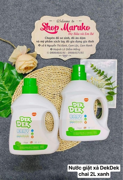 Giặt xả Dek Dek xanh 2l