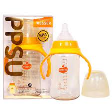 Bình cổ rộng Wesser PPSU 260ml