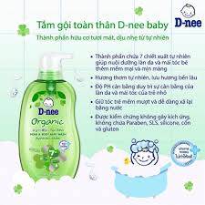 Tắm gội Dnee Organic 800ml 0+