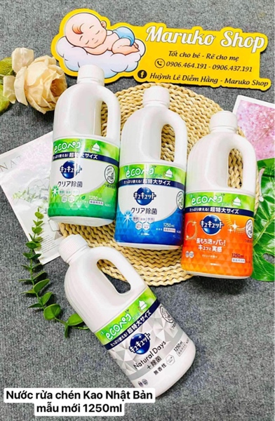 Nước rửa chén Kao 1380ml