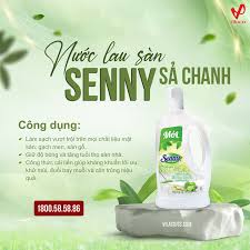 Nước lau sàn sả chanh Senny 980g