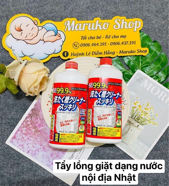 Tẩy lồng giặt Nội địa Nhật dạng nước