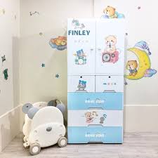 Tủ nhựa Finley 5-6-7 tầng Gấu Teddy